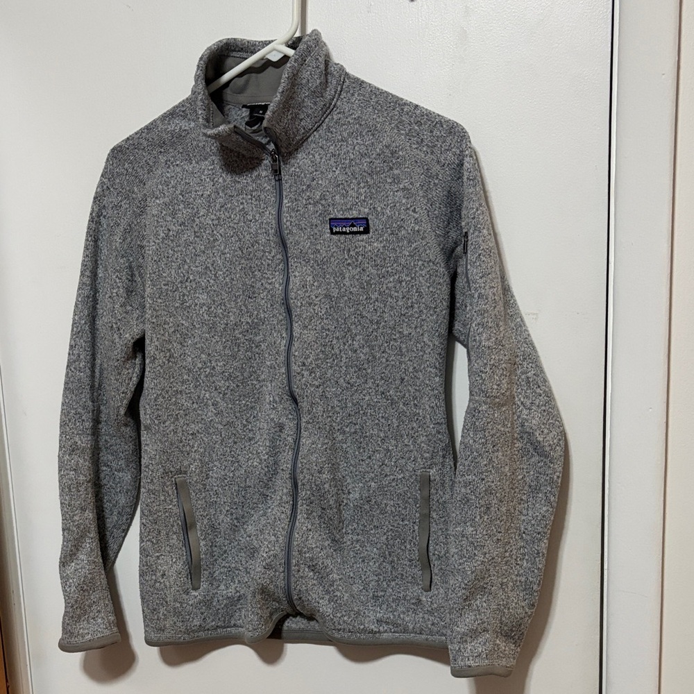Patagonia Heather Gray Fleece Jacket Better Sweater Medium